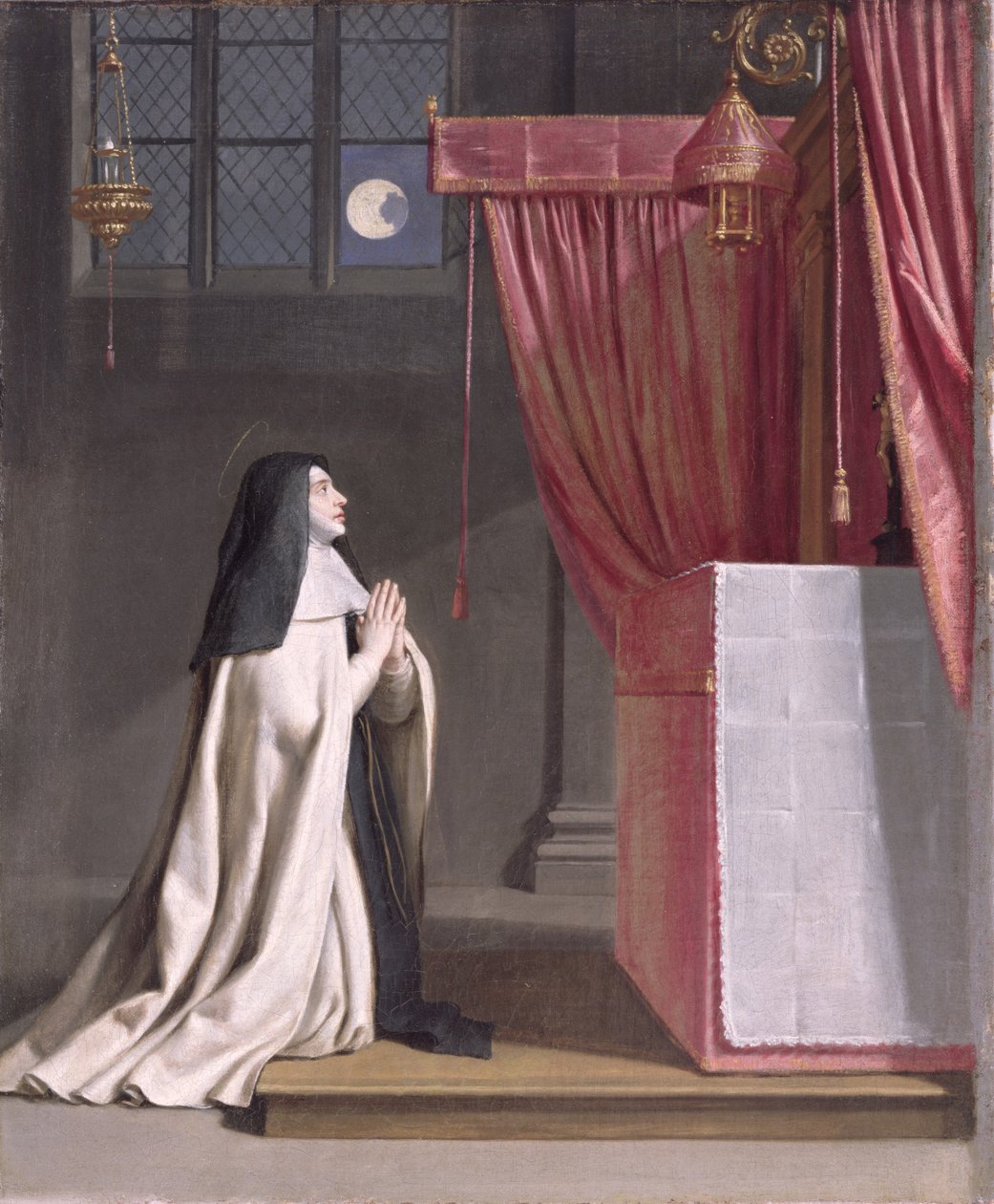 A visão de St. Juliana (11912-1258) de Mont Cornillon de Philippe de Champaigne