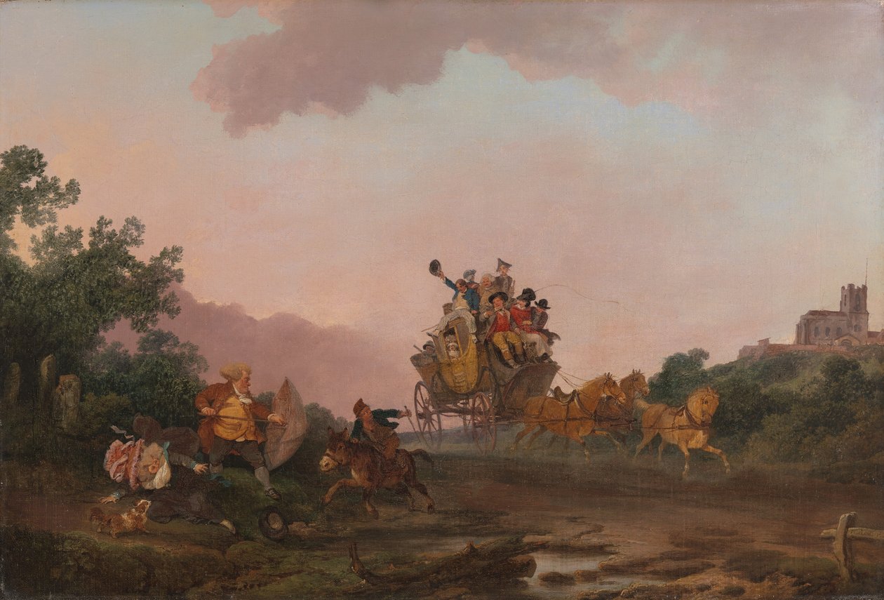 Reveladores num Treinador de Philippe-Jacques de Loutherbourg