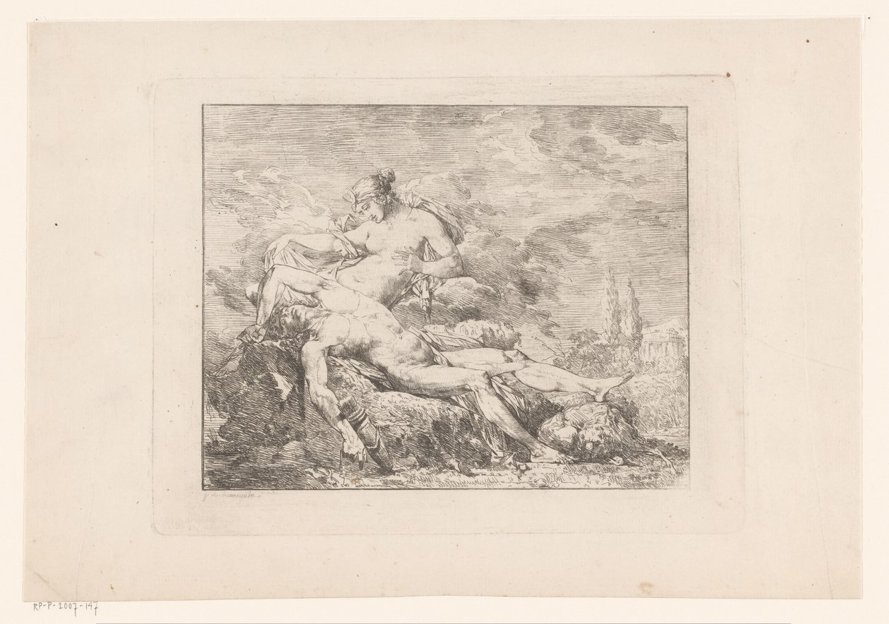 Diana e Endymion de Philippe Auguste Hennequin