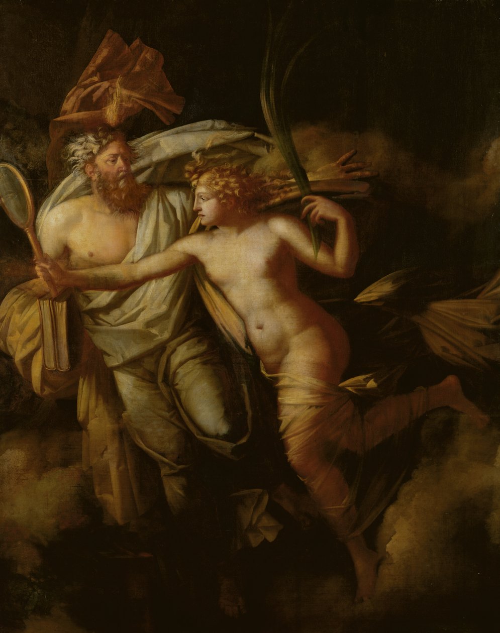 Fragmento do Triunfo do Povo Francês ou 10 de agosto de 1799 de Philippe Auguste Hennequin