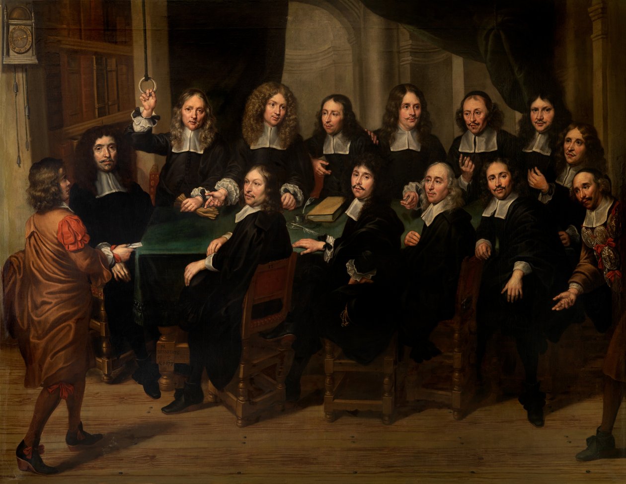 A Junta do Grémio de Cirurgiões em Bruges (óleo sobre tela) de Philippe Bernaerdt