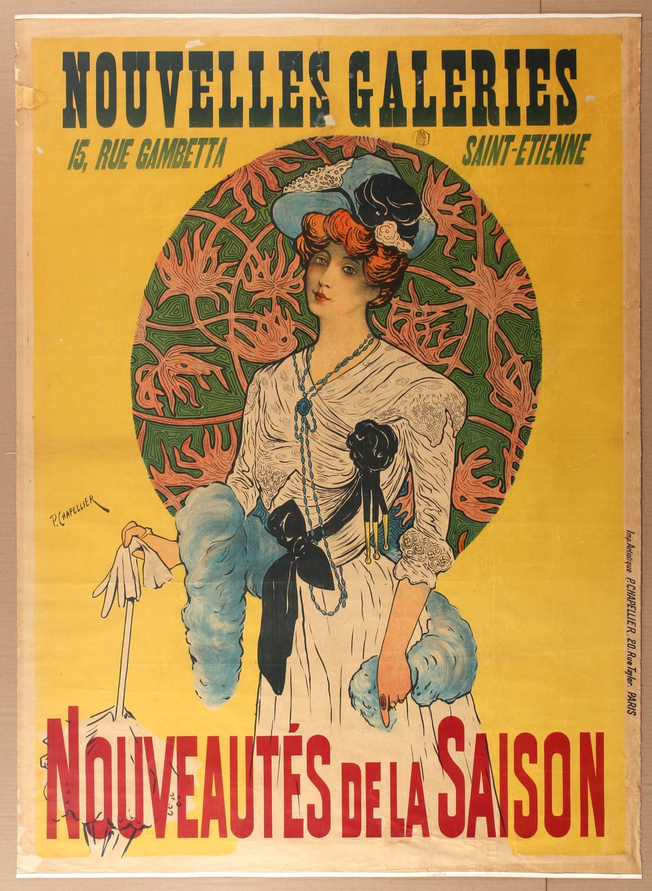 Novas Galerias, Saint-Etienne, 1900. de Philippe Chapellier