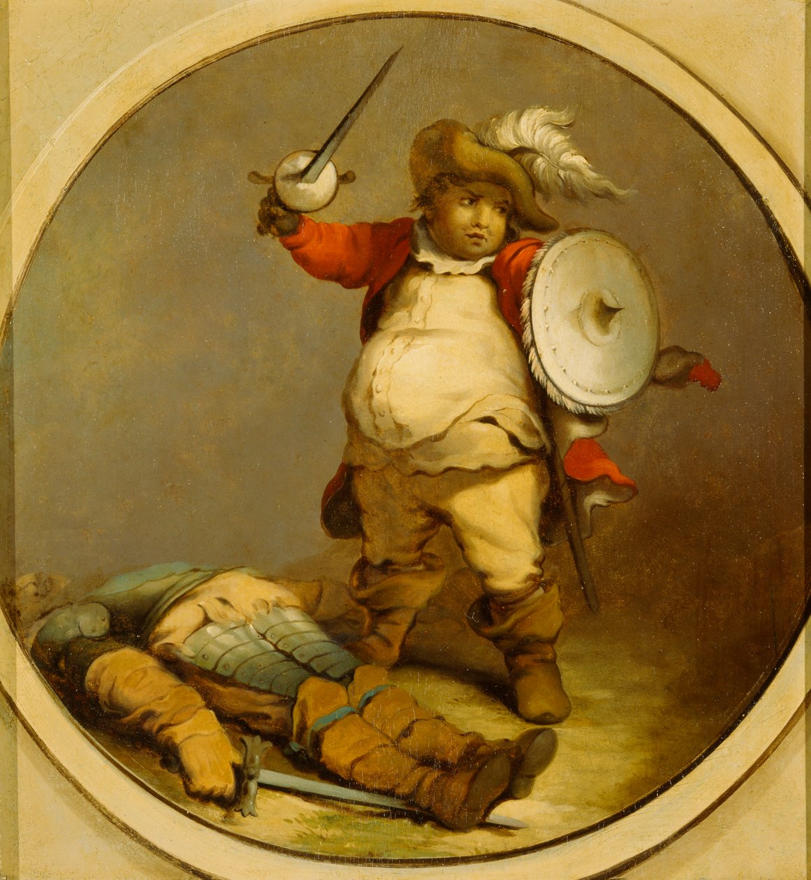 Falstaff com o Corpo de Hotspur de Philippe Jacques de Loutherbourg