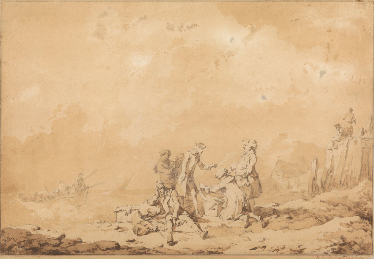 Contrabandistas de Philippe Jacques de Loutherbourg