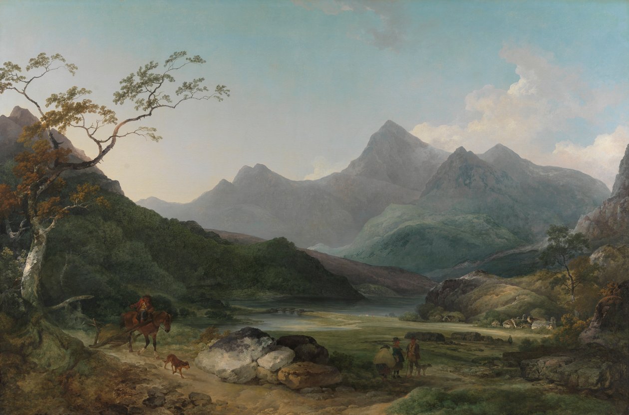 Snowdon de Capel Curig de Philippe Jacques de Loutherbourg