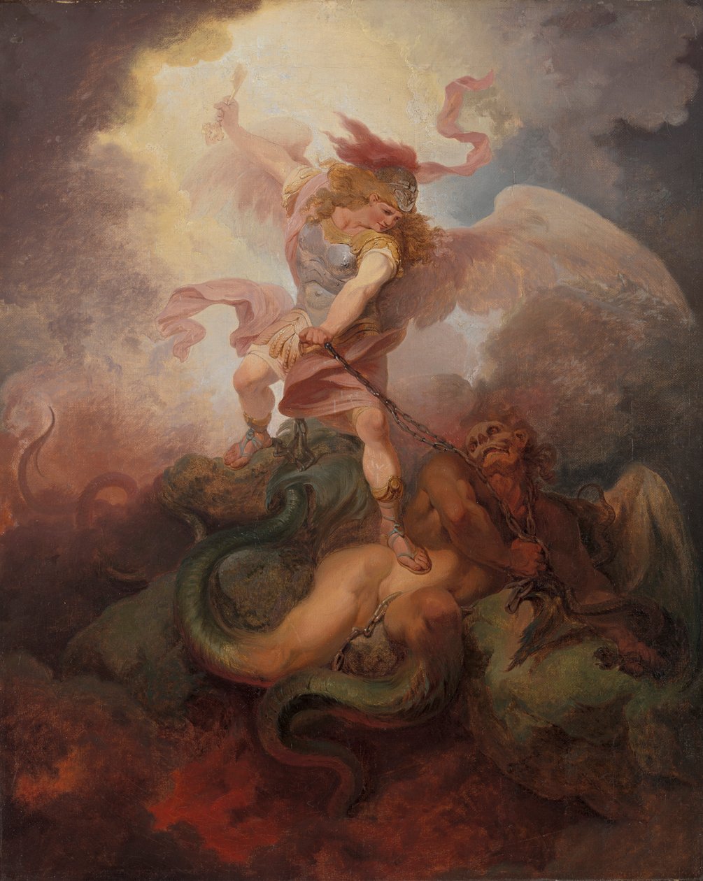 O Anjo Satã Encadernador de Philippe Jacques de Loutherbourg