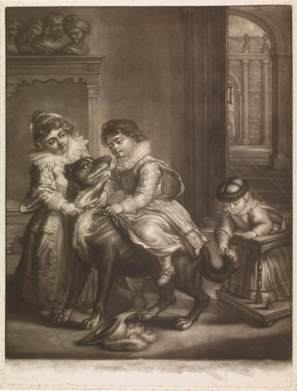Três filhos de Rubens de Philippe Joseph Tassaert