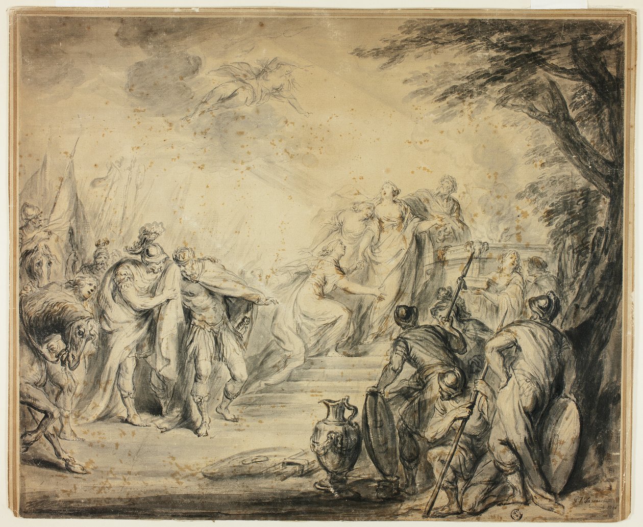 Sacrifício de Ifigênia de Philippe Joseph Tassaert