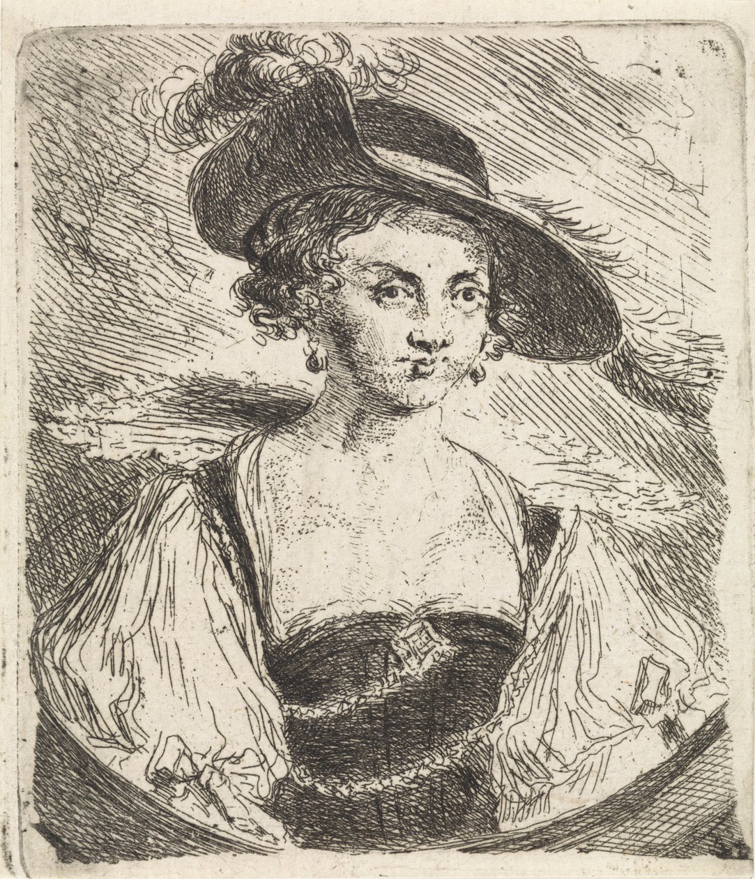 Retrato de Helena Fourment de Philippe Lambert Joseph Spruyt