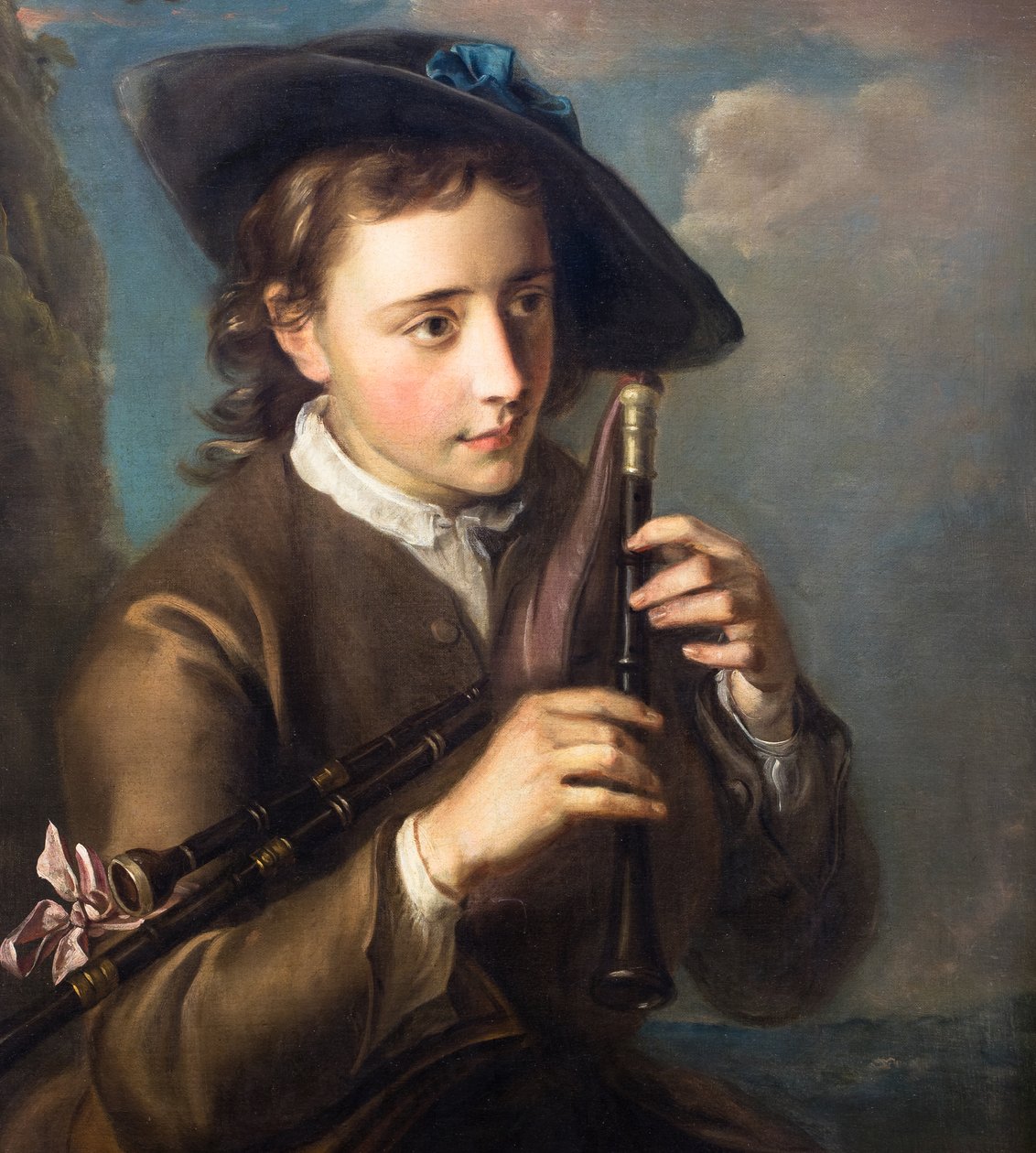 Piper, ca. 1740 (Óleo sobre tela) de Philippe Mercier
