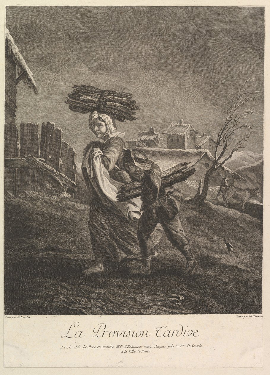 A Provisão Tardia, 1771. de Philippe Triere