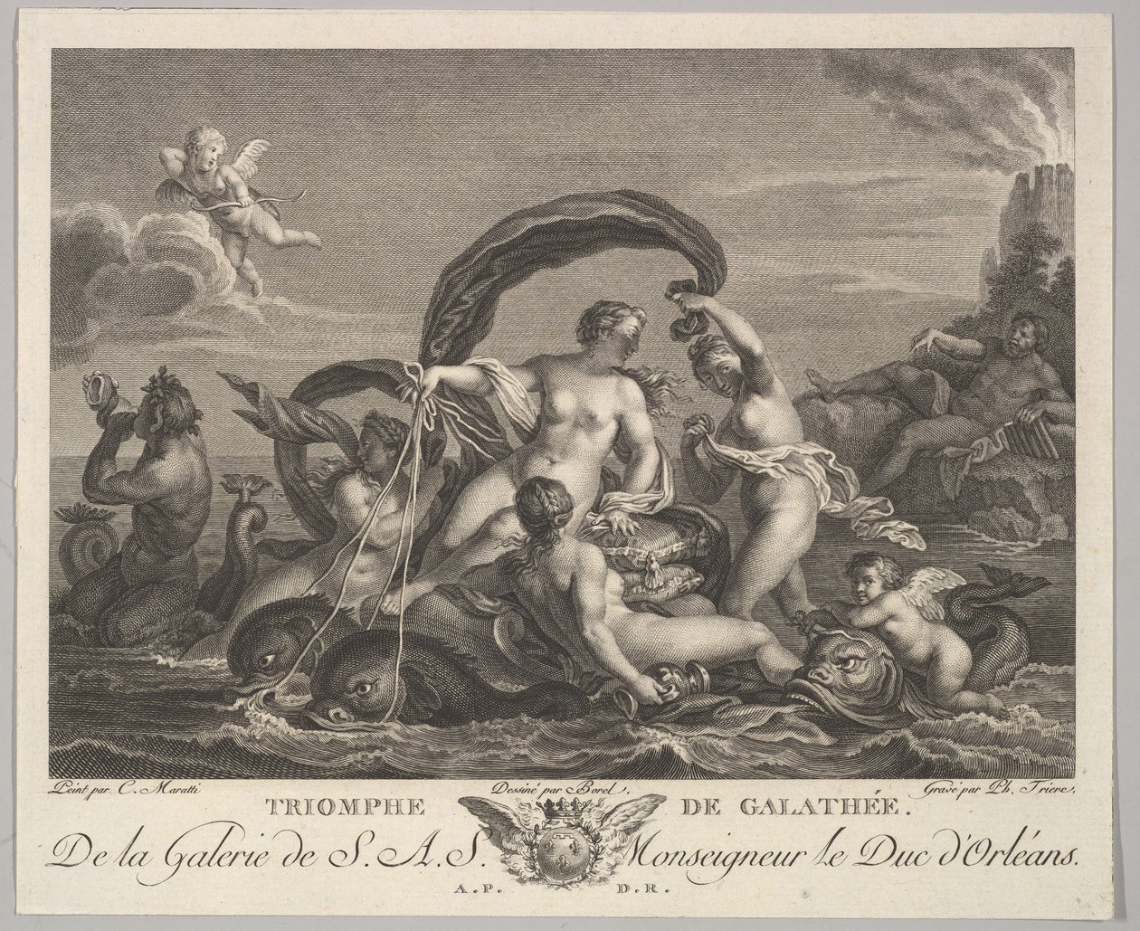 O triunfo de Galatea. de Philippe Triere
