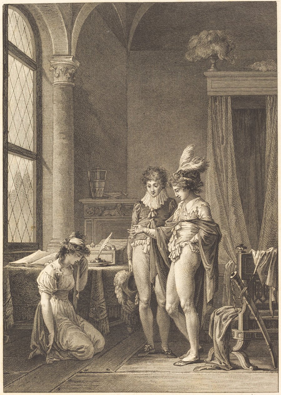 Mona Lisa: Perdão de Philippe Triere after Jean Baptiste Mallet