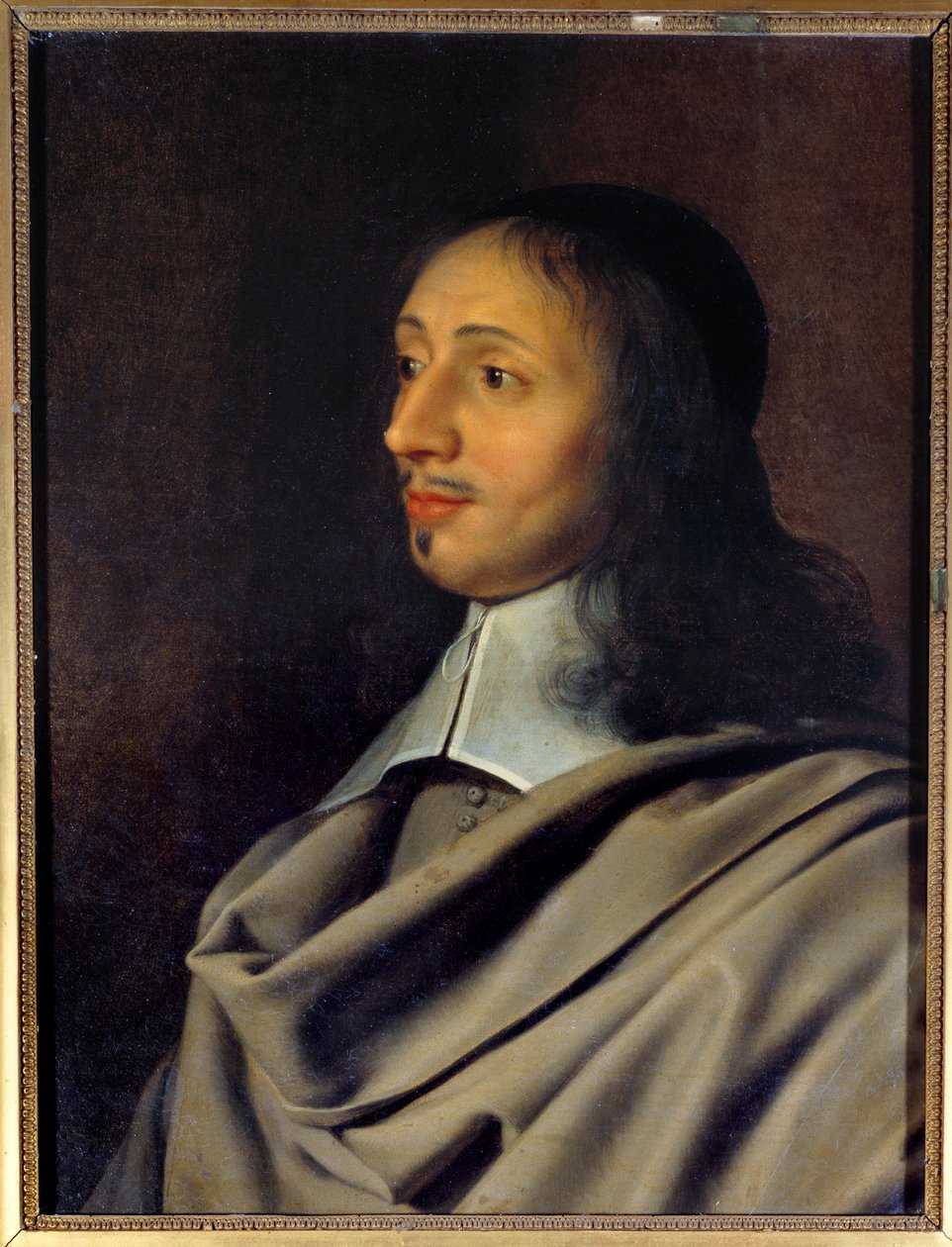 Retrato de Antoine Le Maistre (ou Lemaistre, Le Maitre) (1608-1646), professor de retórica e dicção do dramaturgo Jean Racine Uma grande figura do Jansenismo, era um membro da família Arnauld - Cópia de um retrato original perdido de Philippe de Cham de Philippe de (after) Champaigne