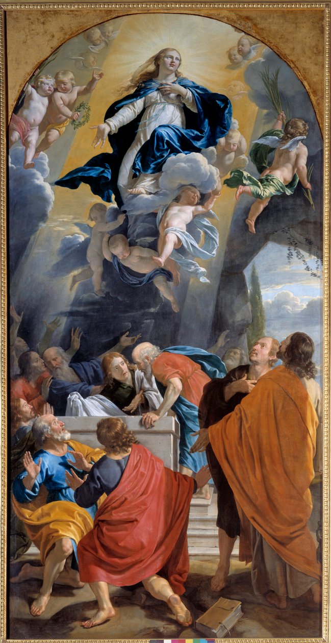 Suposição. Quadro de Philippe De Champaigne de Philippe de Champaigne