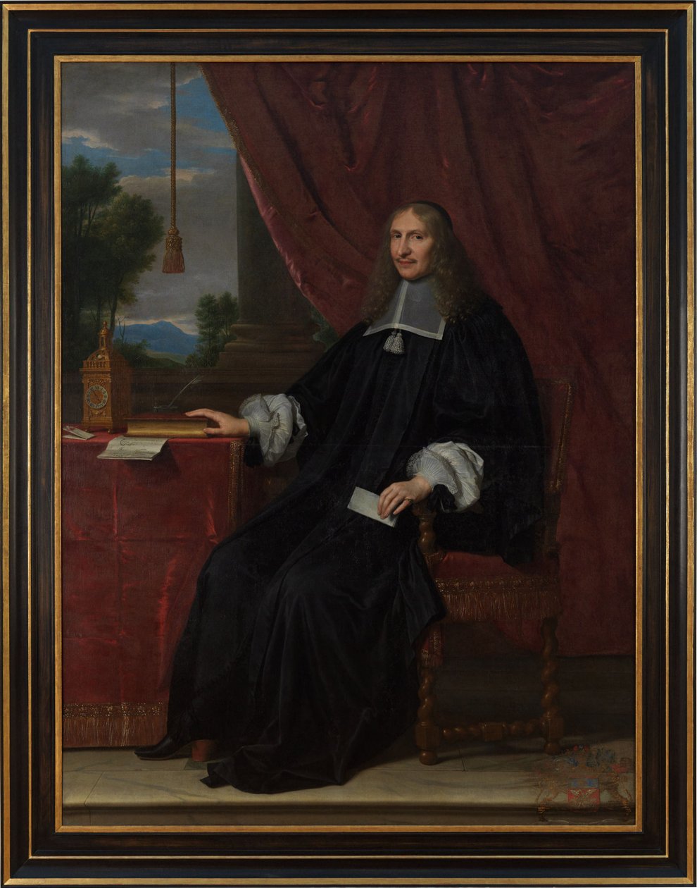 Retrato do Sr. Le Camus em traje oficial de Philippe de Champaigne