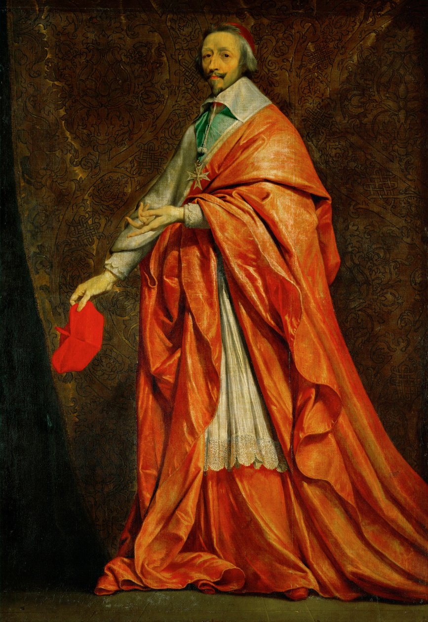 O Cardeal Richelieu ... de Philippe de Champaigne