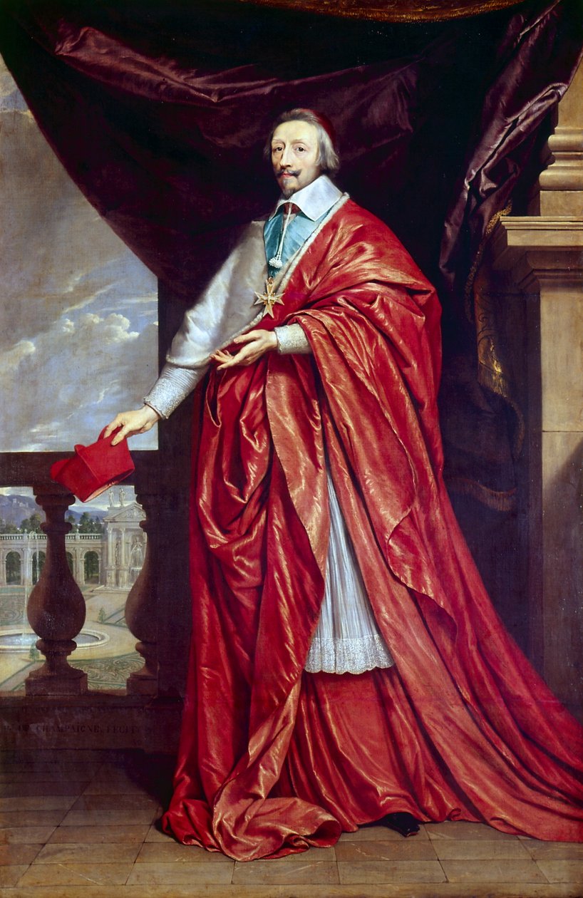 Cardeal Richelieu de Philippe de Champaigne