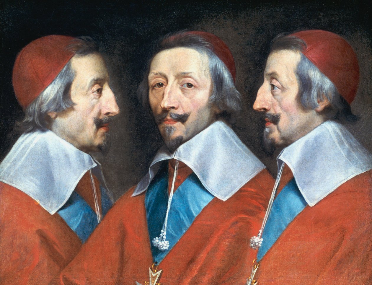 Cardeal Richelieu, prelado e estadista francês, c1642. de Philippe de Champaigne