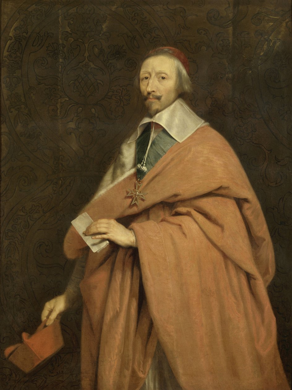 Cardeal de Richelieu, ca 1639 de Philippe de Champaigne