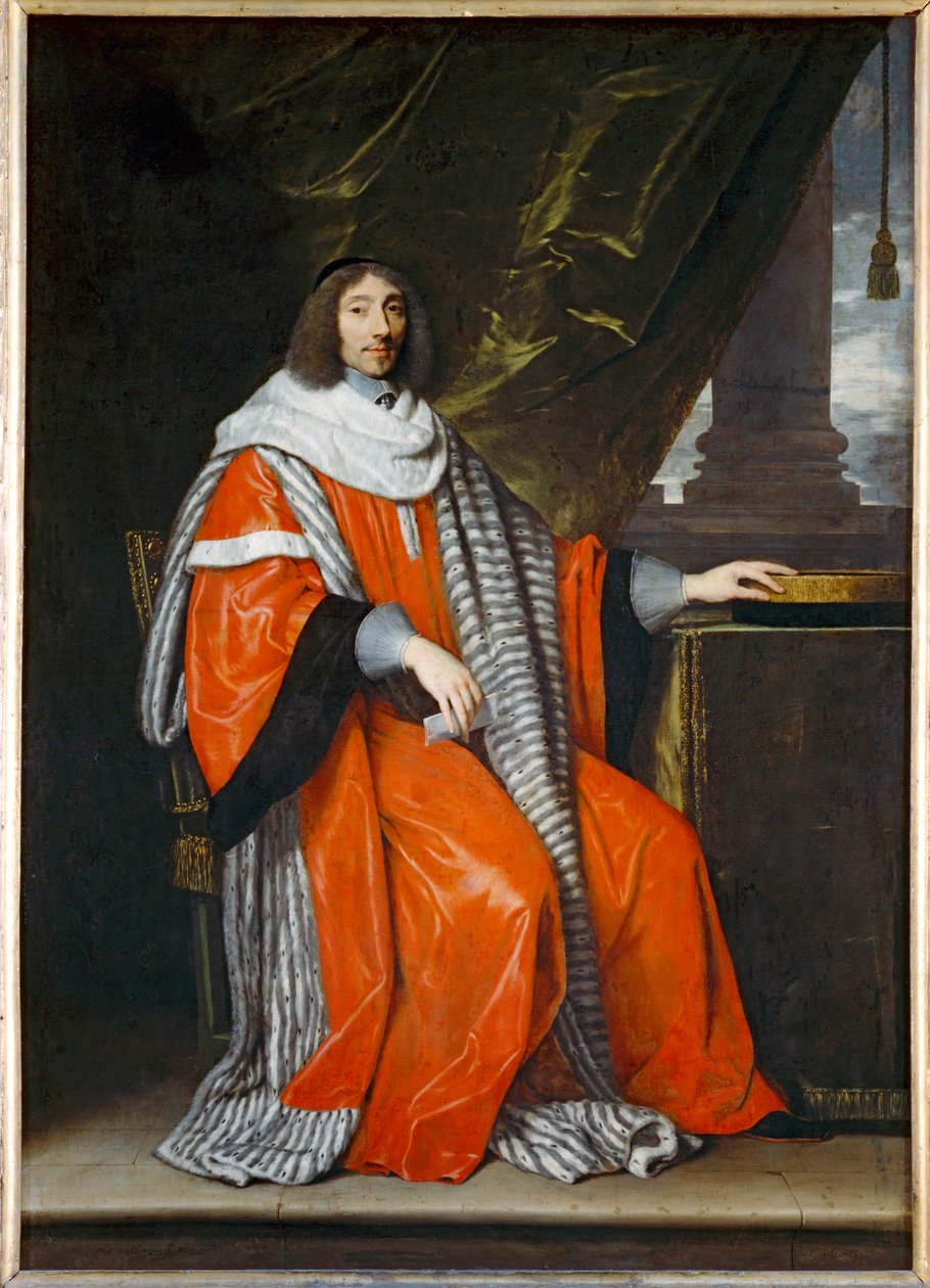 Jean-Antoine de Mesme, presidente do Parlamento de Paris - Jean-Antoine de Mesmes, presidente do Parlamento de Paris ... de Philippe de Champaigne