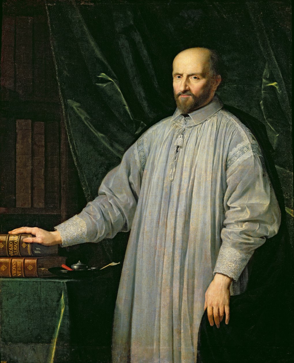 Jean Duvergier de Hoorne (1581-1643) Abade de Saint-Cyran, c.1646-48 de Philippe de Champaigne