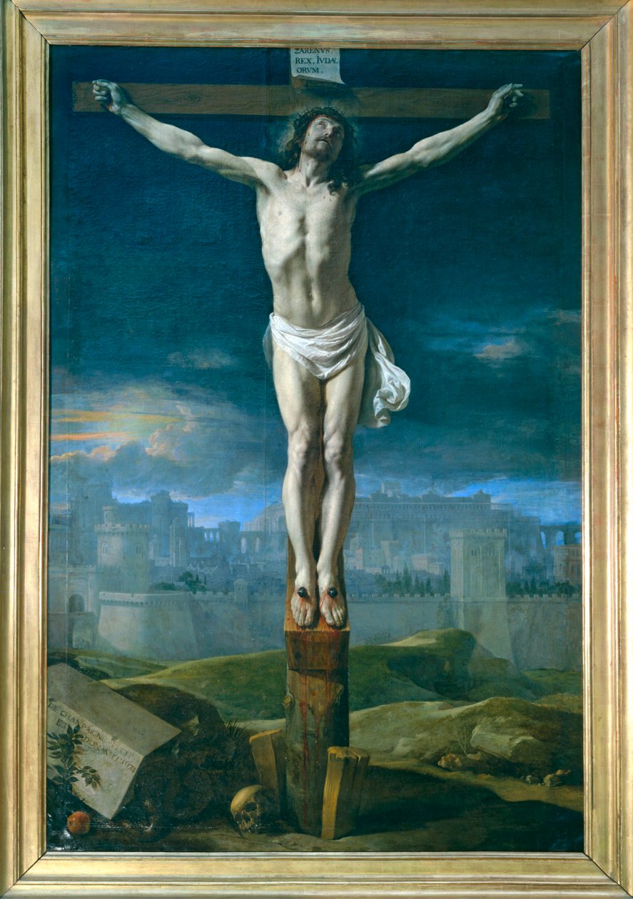 Le Christ en croix - Cristo na cruz ... de Philippe de Champaigne