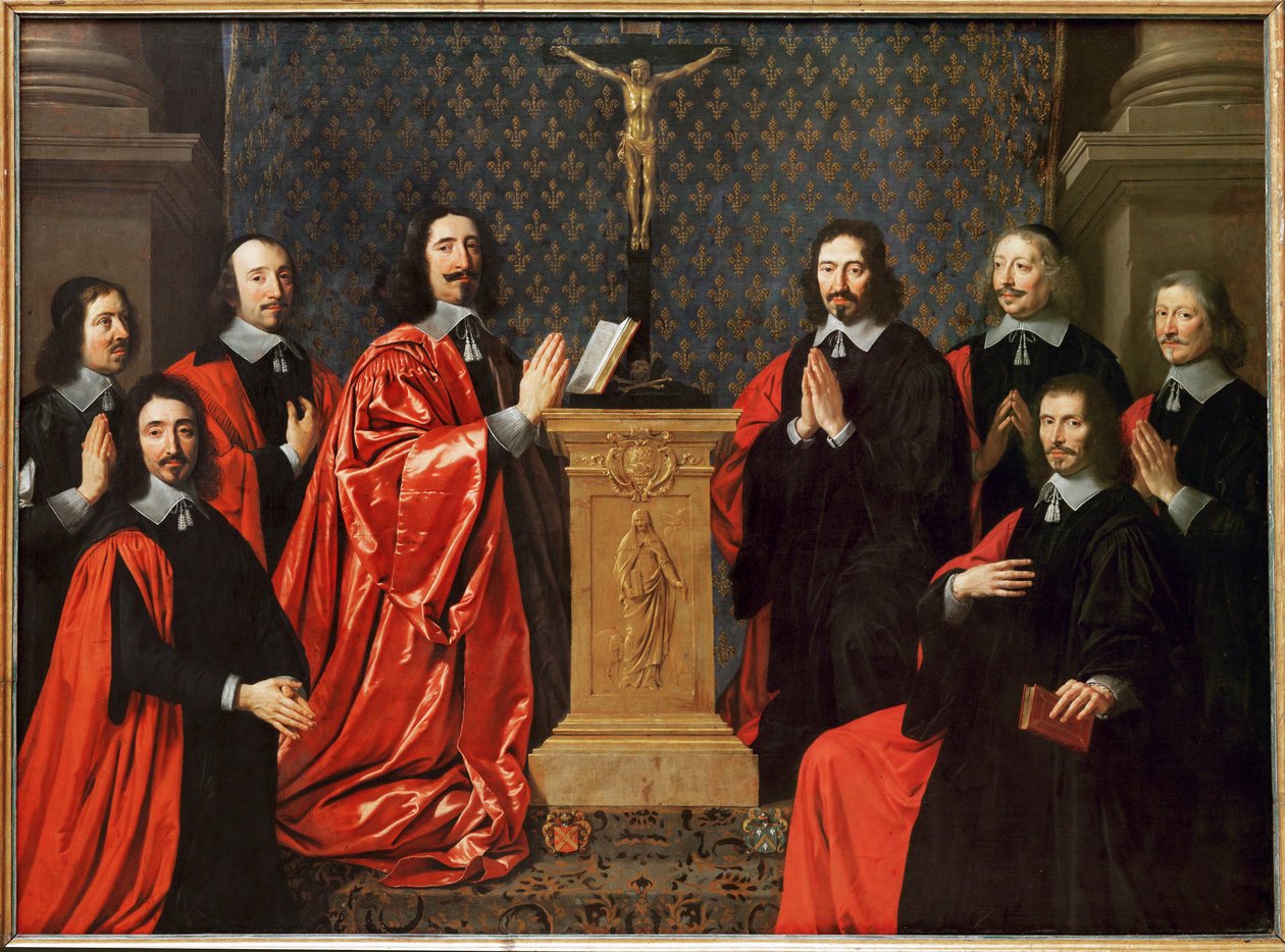 Le prevot des marchands et les echevins de Paris - O mestre do grémio dos mercadores e dos jurados de Paris ... de Philippe de Champaigne