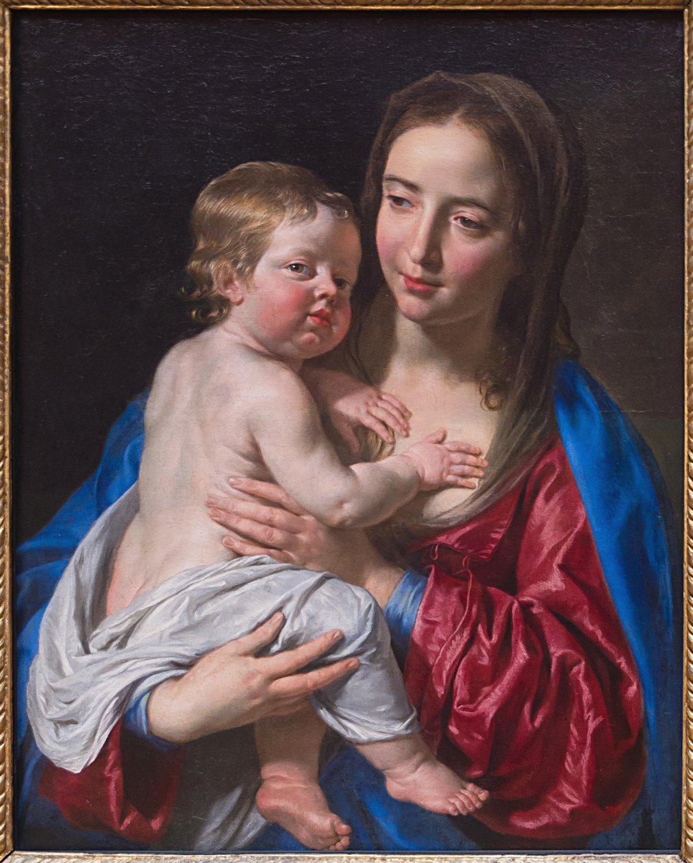 Madona com o Menino de Philippe de Champaigne