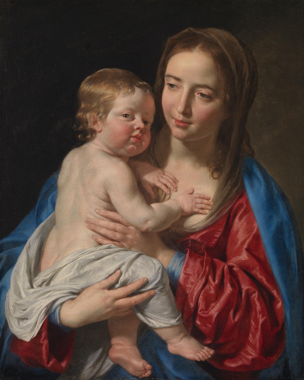 Maria com o Menino de Philippe de Champaigne