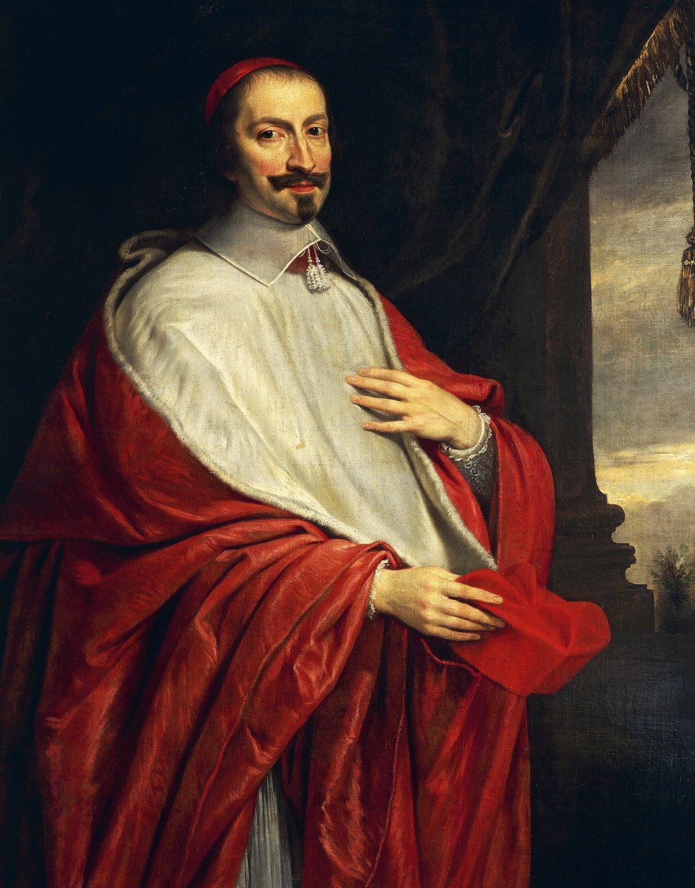 Retrato de Giulio Raimondo Mazzarino (Pescina de Philippe de Champaigne