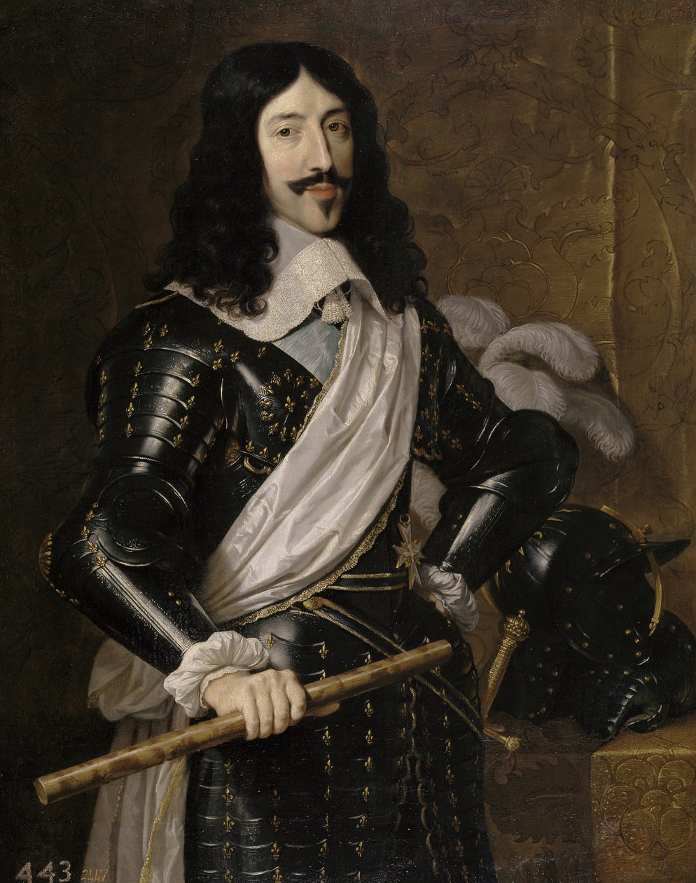 Retrato de Luís XIII da França 1601-1643, 1655 de Philippe de Champaigne