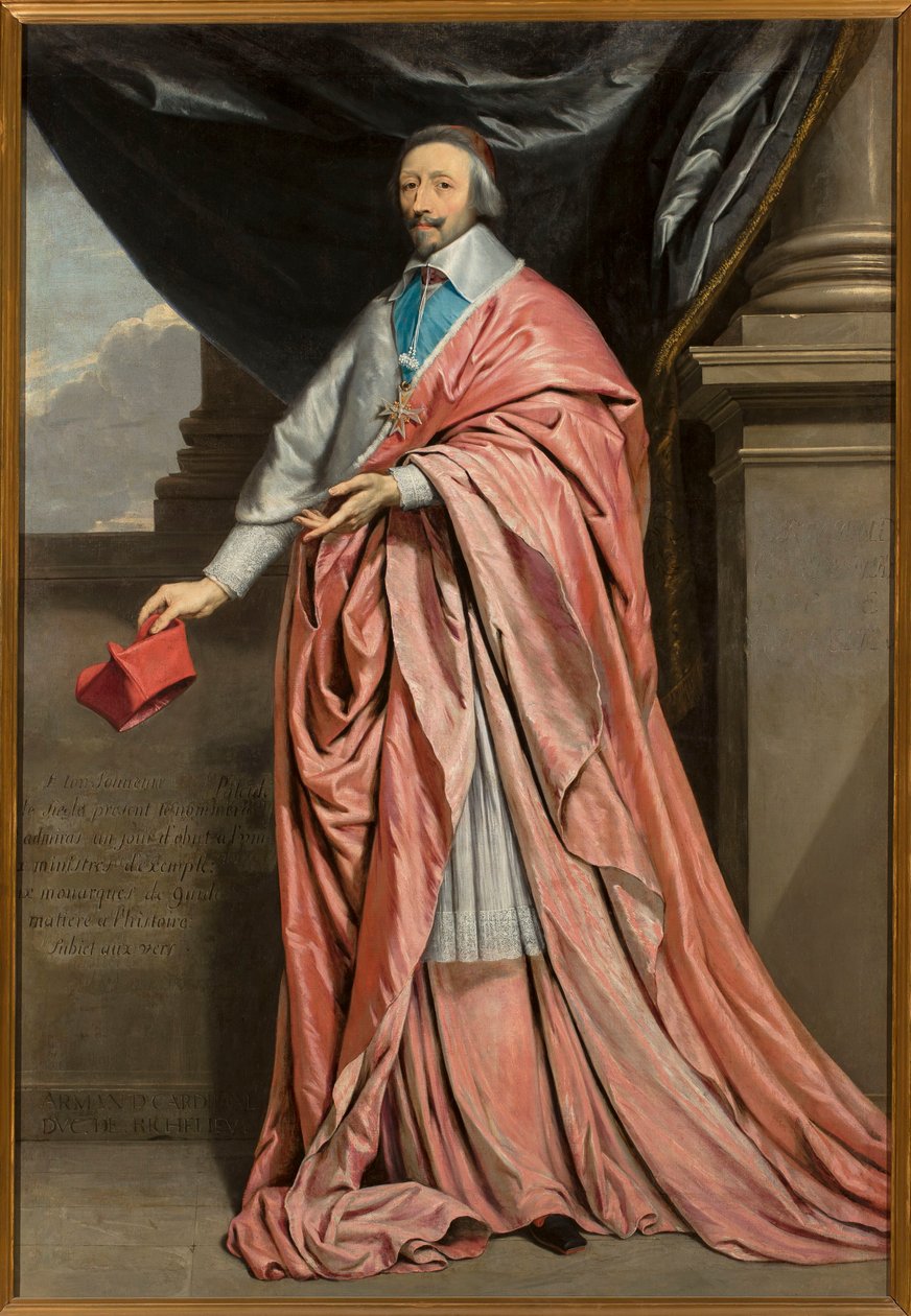 Retrato do cardeal Richelieu de Philippe de Champaigne