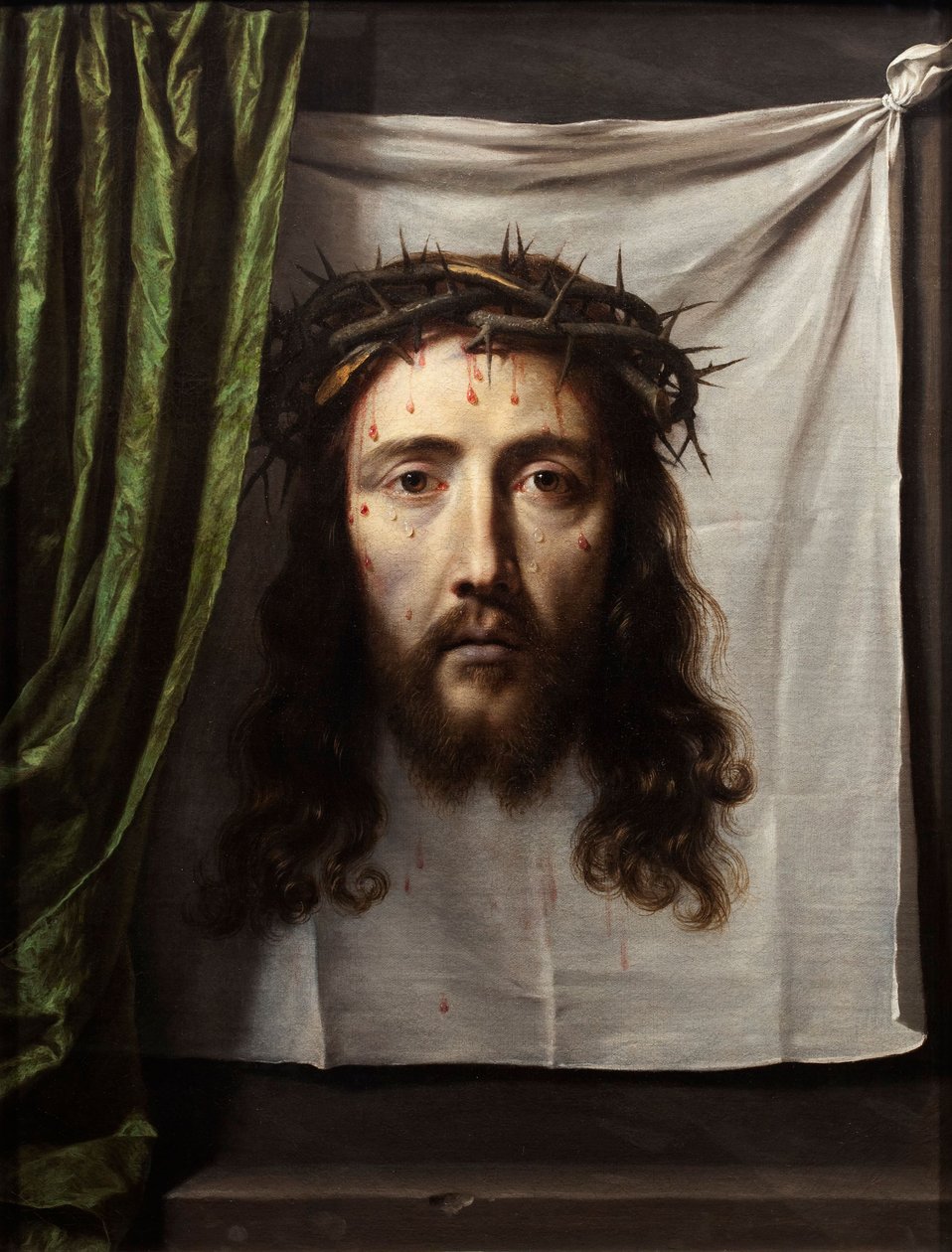 O Véu de Santa Verónica, c.1640 (óleo sobre tela) de Philippe de Champaigne