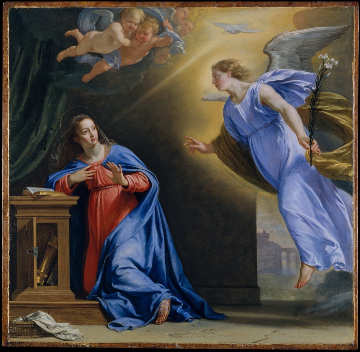 A Anunciação de Philippe de Champaigne