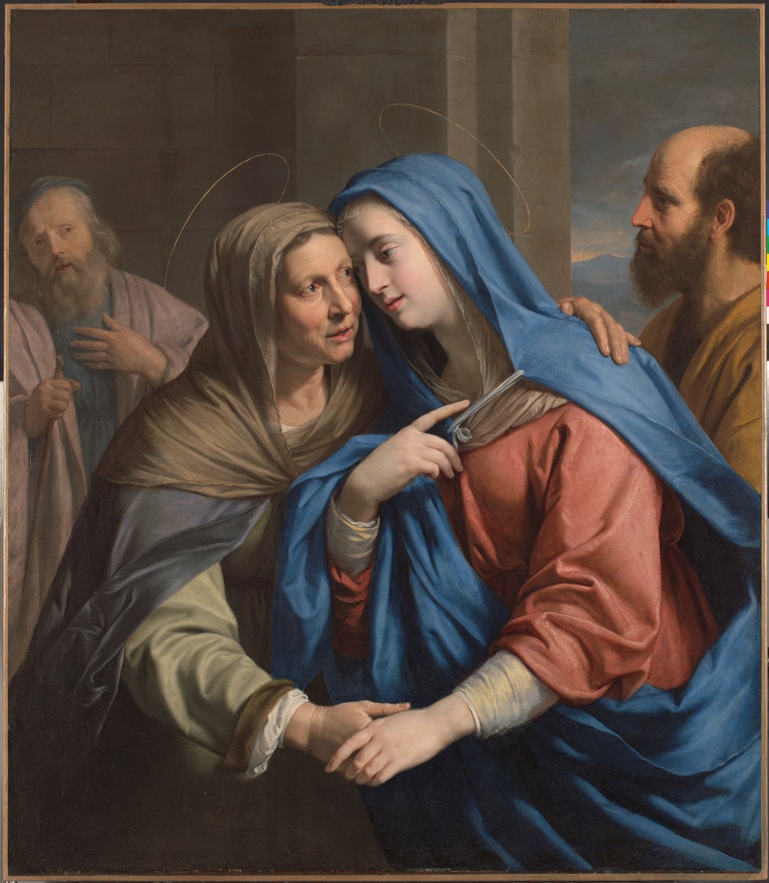 A Visitação, c.1643 (óleo sobre tela) de Philippe de Champaigne