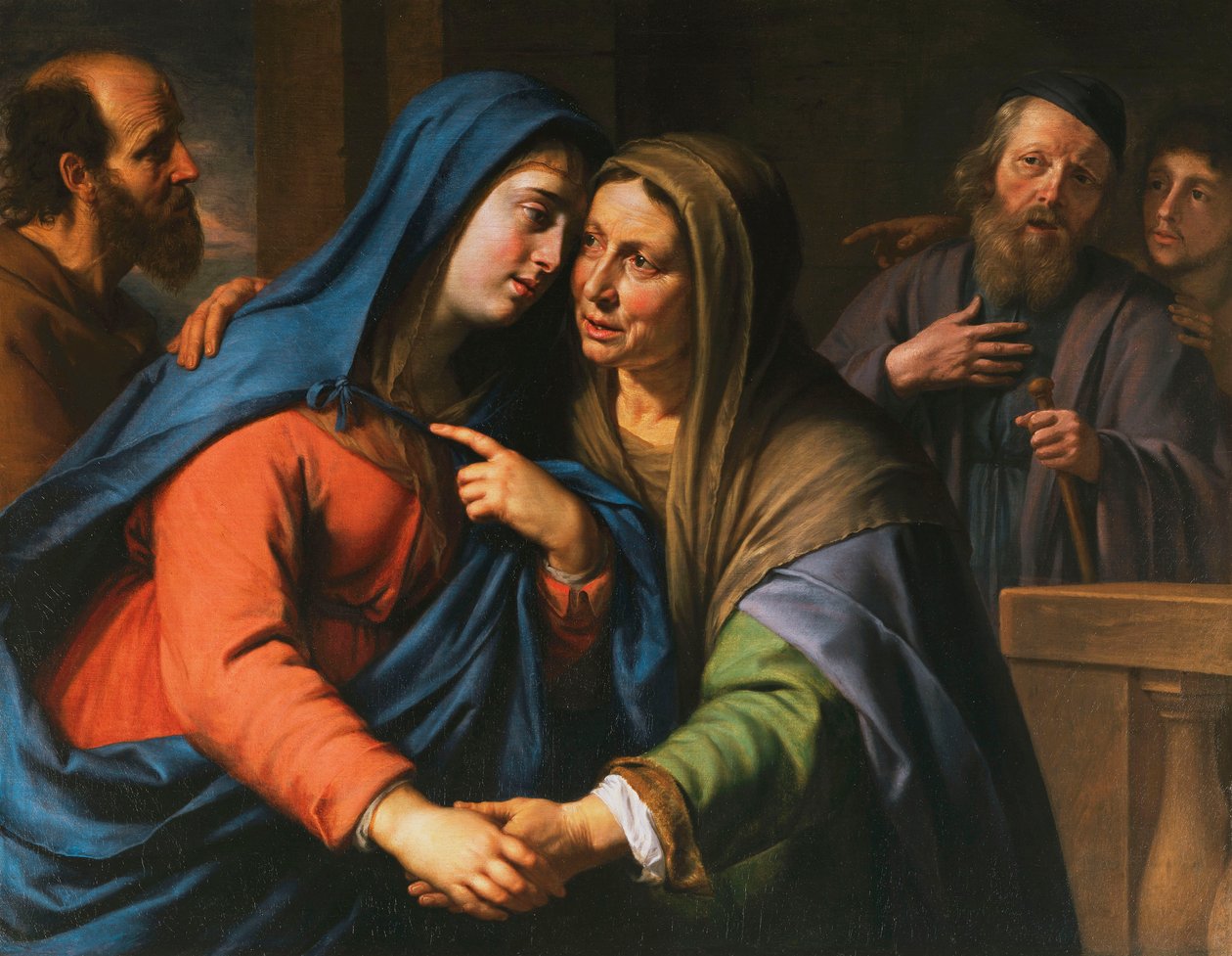 A Visitação, c.1643 de Philippe de Champaigne
