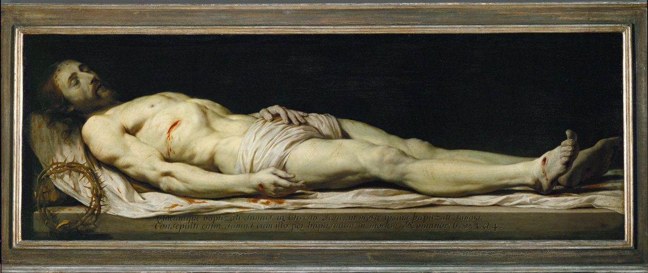 O Cristo morto ... de Philippe de Champaigne