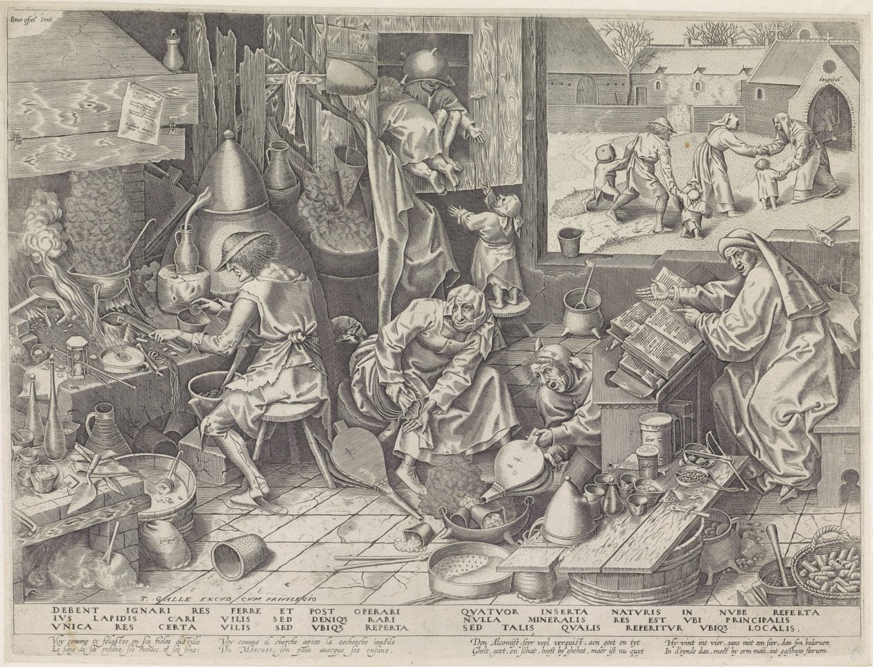 Alquimista de Philips Galle