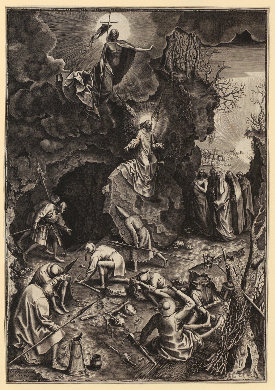 Ressurreição de Cristo de Philips Galle