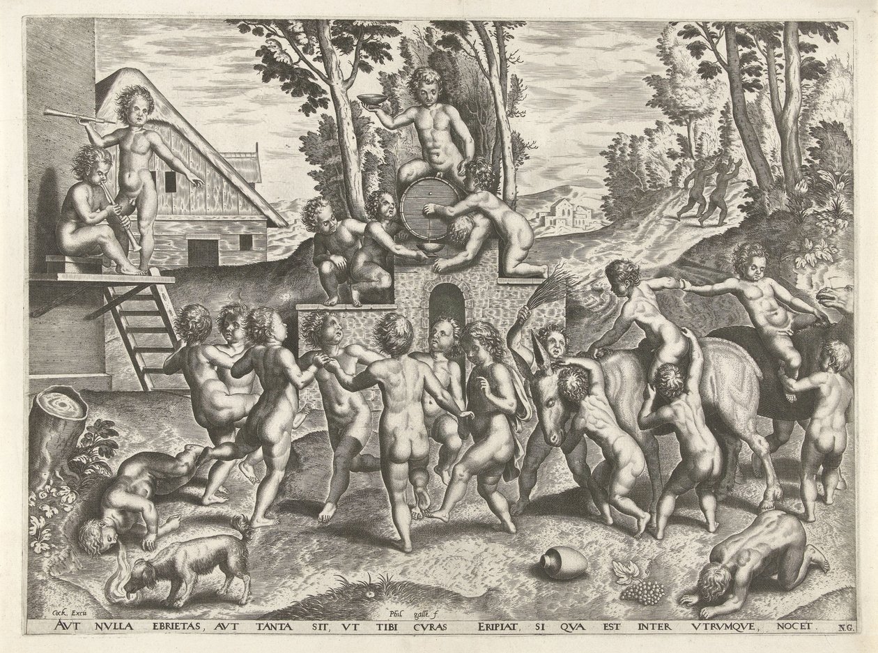 Bacanal de crianças de Philips Galle