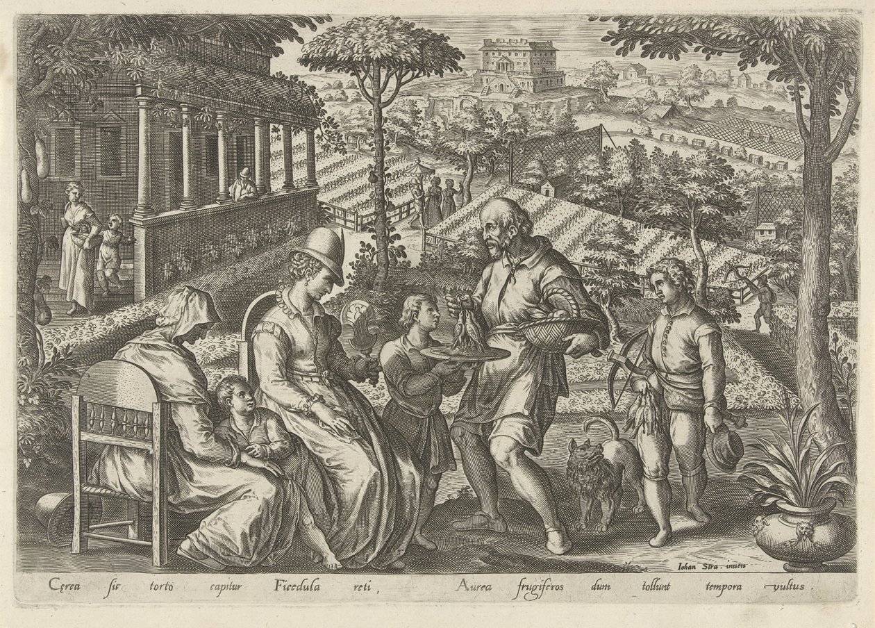 Caçar o papa-moscas
Cenas de caça (título da série)
Em quibus omne genus venationis, aucupij, piscatusque (título da série) de Philips Galle