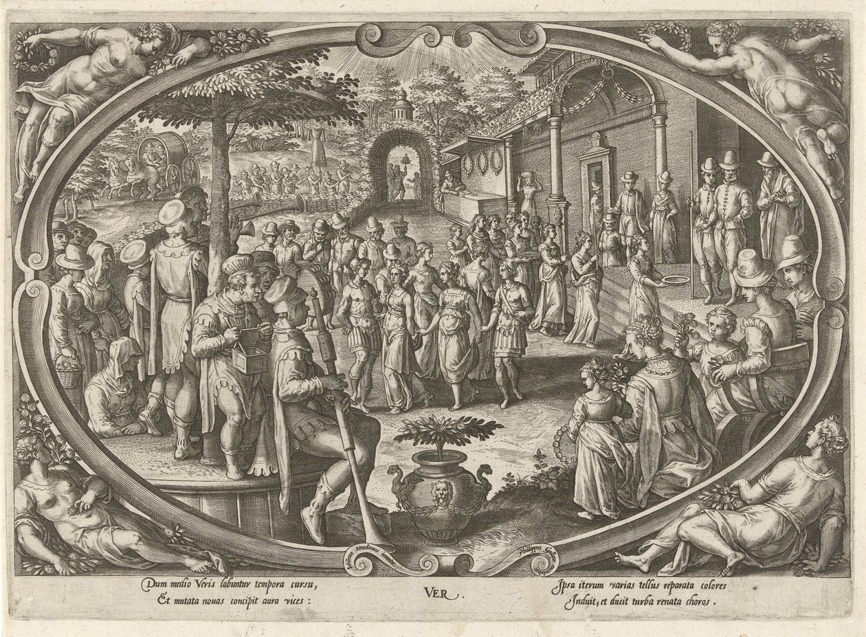 Primavera
Longe (título sobre o objecto)
As quatro estações (título da série) de Philips Galle