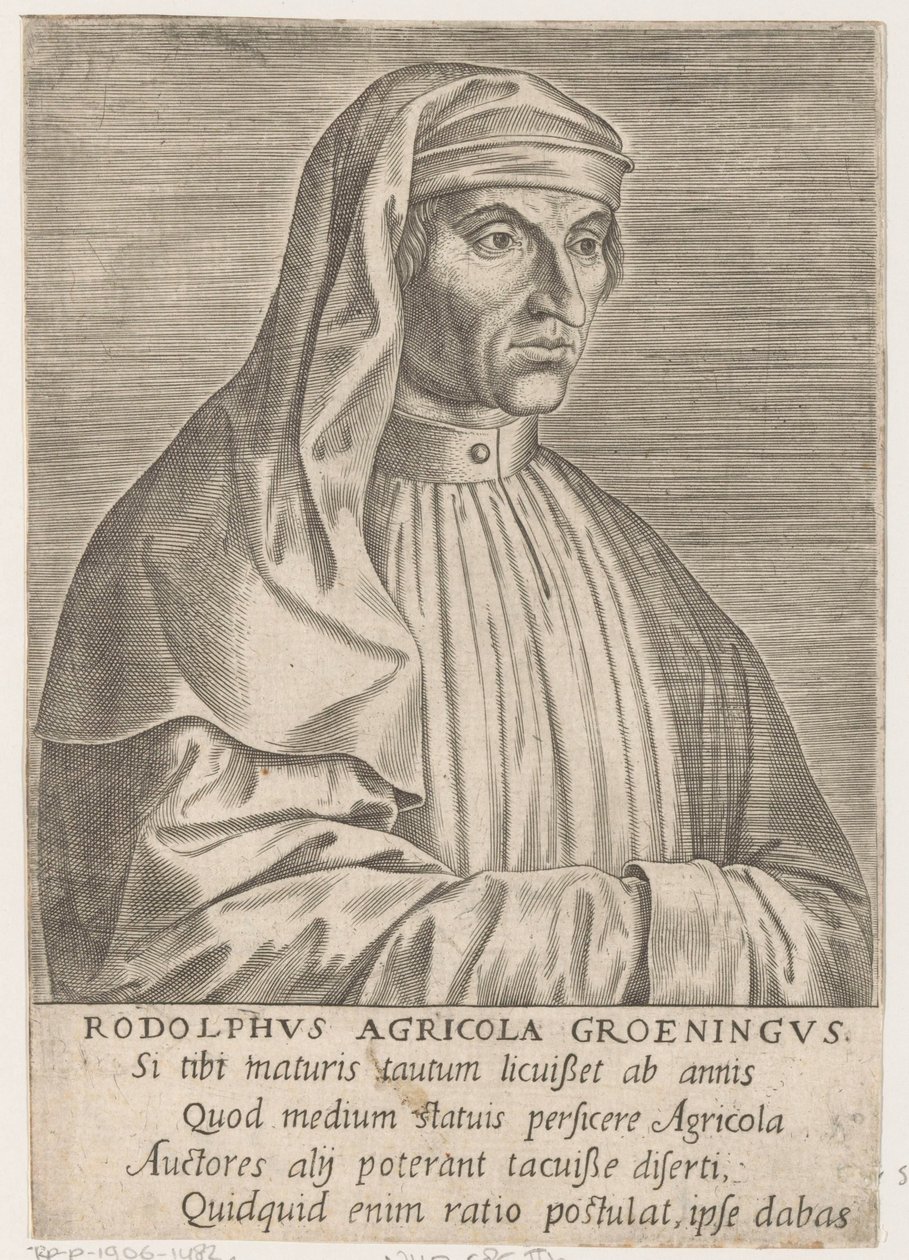 Retrato de Rudolf Agricola de Philips Galle