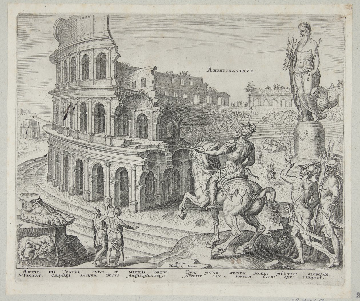 O Coliseu em Roma de Philips Galle