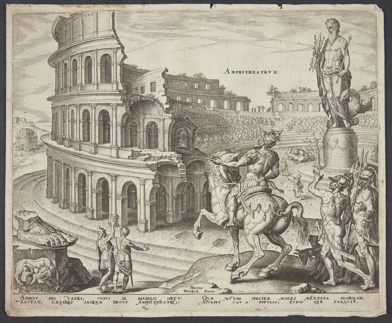 O Coliseu em Roma de Philips Galle