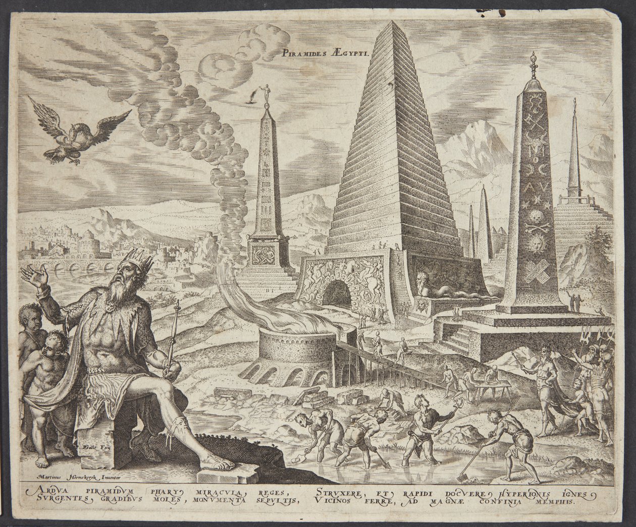 As pirâmides do Egito de Philips Galle