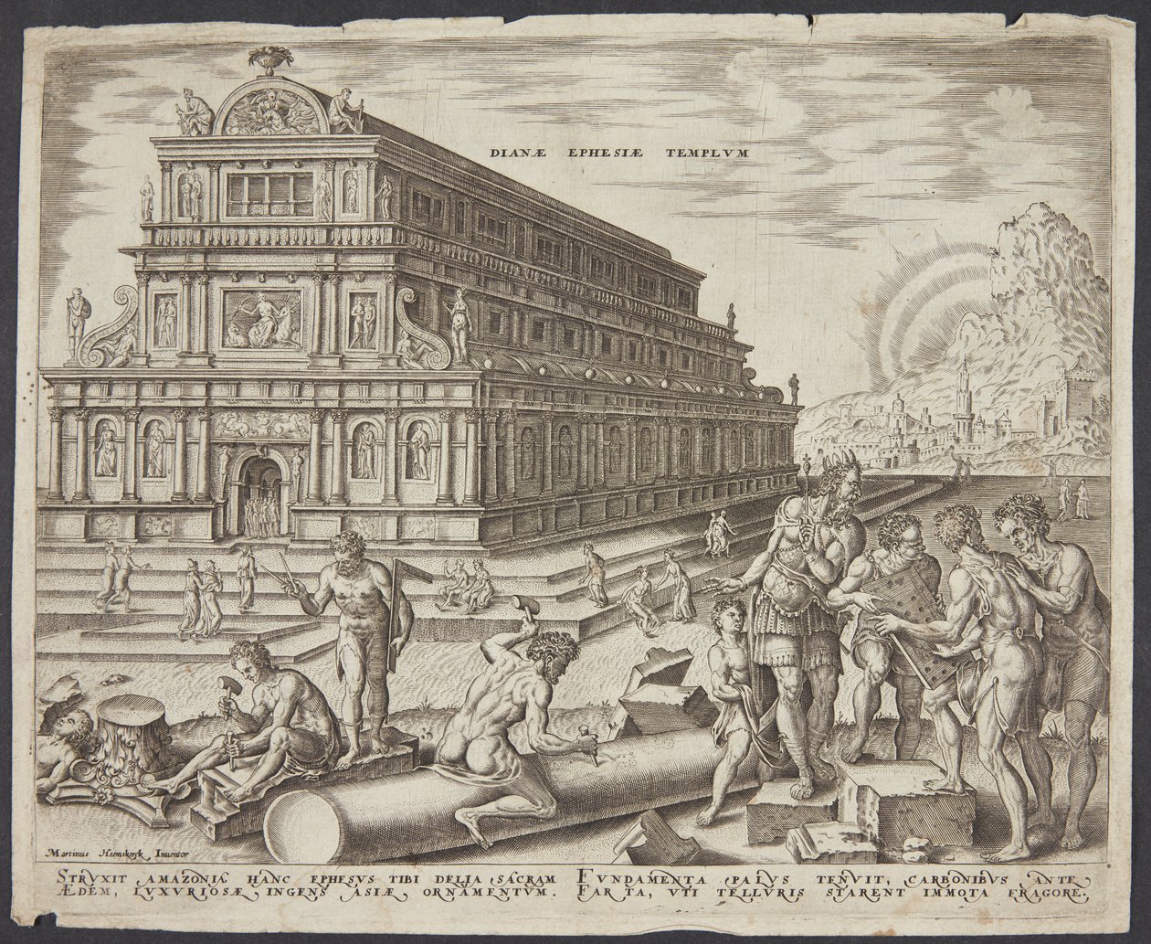 O templo de Diana em Éfeso de Philips Galle