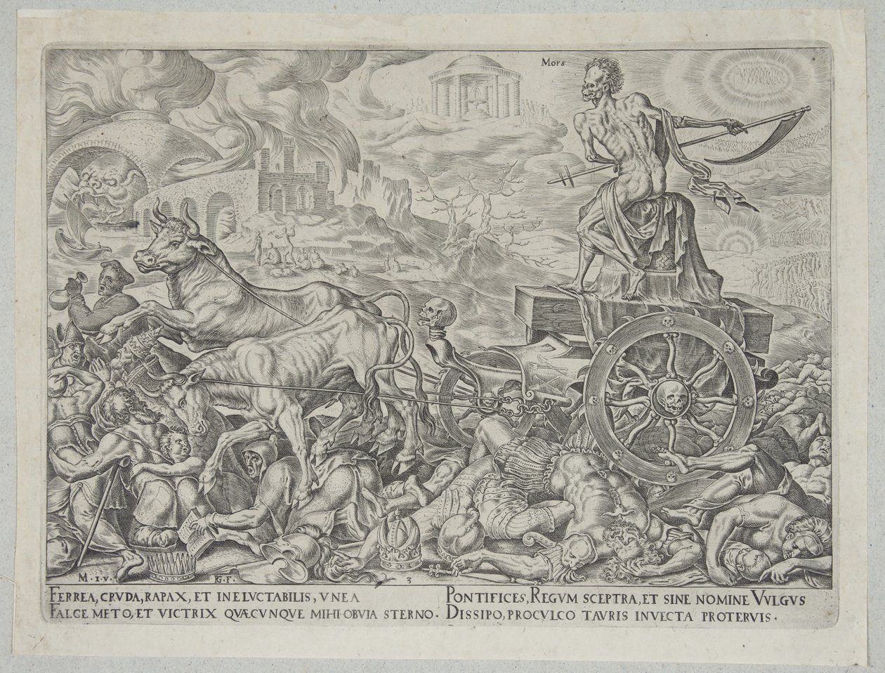 O triunfo da morte de Philips Galle