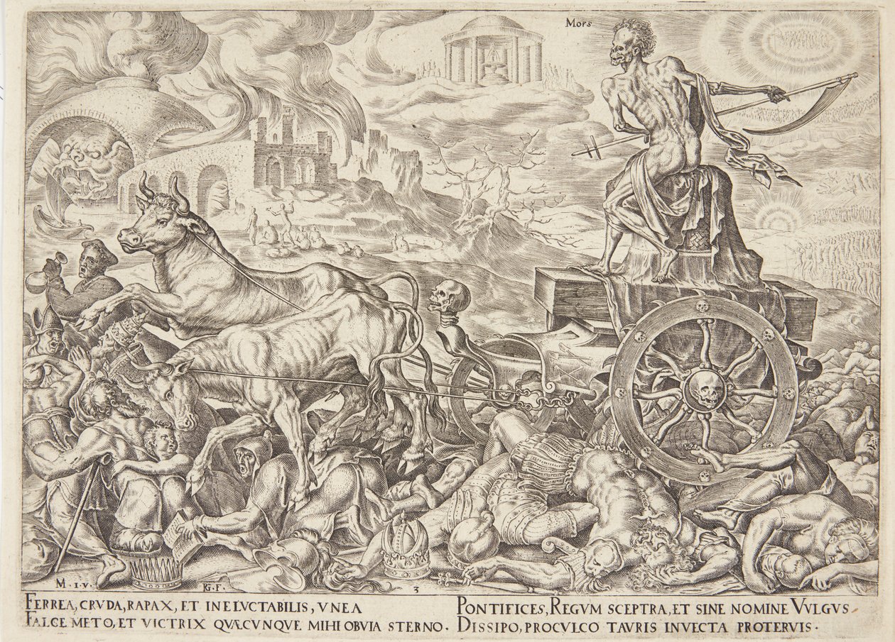 O triunfo da morte de Philips Galle